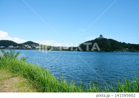 岐阜県各務原市_木曽川河畔遊歩道付近風景4_2025年7月 141395602