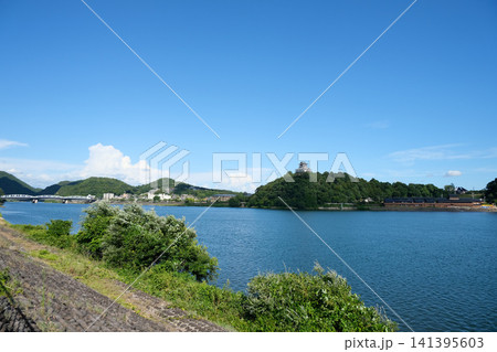 岐阜県各務原市_木曽川河畔遊歩道付近風景5_2025年7月 岐阜県各務原市_木曽川河畔遊歩道付近風景5_2025年7月 141395603