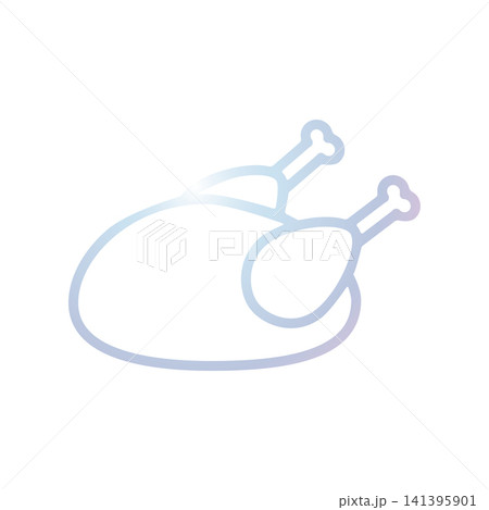 Meat icon design template 141395901