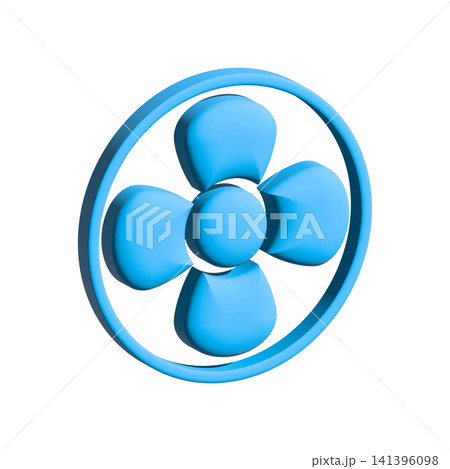 Air Fan icon design template Air Fan icon design template 141396098