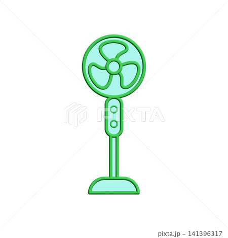 Air Fan icon design template Air Fan icon design template 141396317