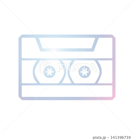 Cassette icon design template Cassette icon design template 141396739