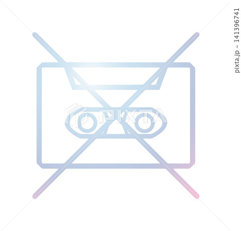 Cassette icon design template Cassette icon design template 141396741