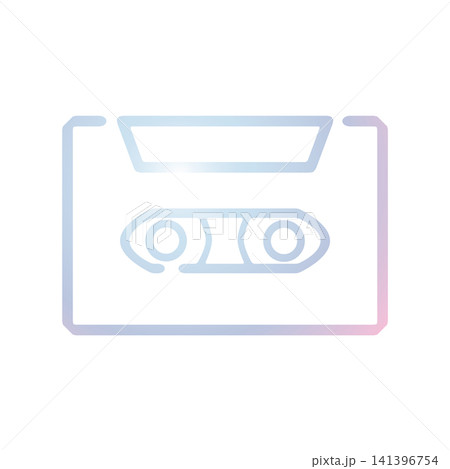 Cassette icon design template Cassette icon design template 141396754