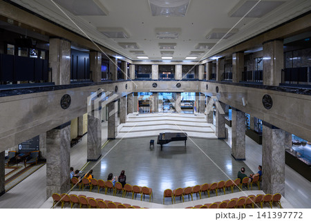 Interior of the National Museum of Serbia in Belgrade, Serbia Interior of the National Museum of Serbia in Belgrade, Serbia 141397772
