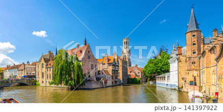 Brugge old town, West Flanders province, Belgium 141397922