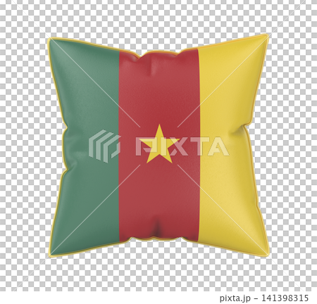 Pillow with the flag of Cameroon Pillow with the flag of Cameroon 141398315
