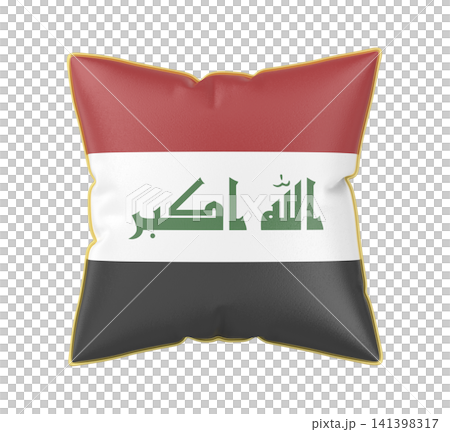 Pillow with the flag of Iraq 141398317