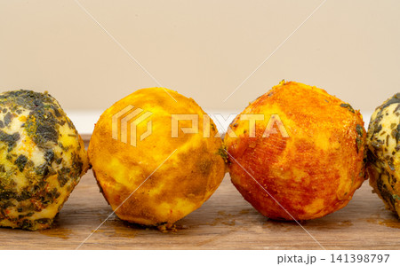 araffy bowl of cheese balls with herbs araffy bowl of cheese balls with herbs 141398797