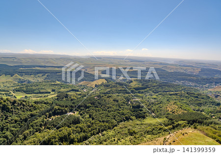 View of the mountains and Kislovodsk from the observation decks of the Kislovodsk Park 141399359
