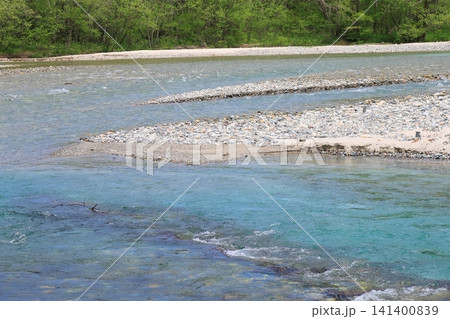 長野県松本市上高地ウエストン碑付近の風景(2023年) 長野県松本市上高地ウエストン碑付近の風景(2023年) 141400839