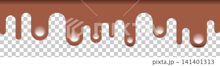 Illustration material of a liquid frame resembling melting chocolate Illustration material of a liquid frame resembling melting chocolate 141401313