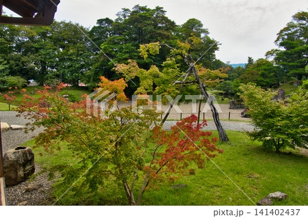 彦根城 楽々園 庭園 滋賀県彦根市 彦根城 楽々園 庭園 滋賀県彦根市 141402437