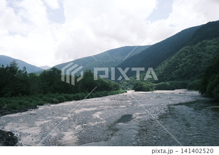 上高地梓川の風景 上高地梓川の風景 141402520