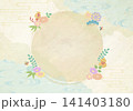 年賀素材　和風フレーム 141403180