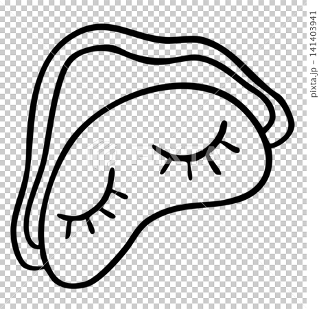 Hand drawn sleeping eye mask outline for colouring book, art, bedroom, bed time, sleeping, work from home, house, sleeping, good morning, goodnight, sticker, girls, department store, grocery shopping Hand drawn sleeping eye mask outline for colouring book, art, bedroom, bed time, sleeping, work from home, house, sleeping, good morning, goodnight, sticker, girls, department store, grocery shopping 141403941