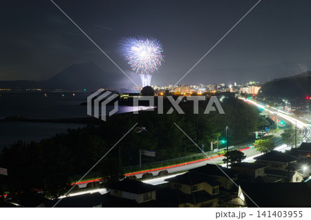 別府亀川の花火(大分県別府市) 別府亀川の花火(大分県別府市) 141403955
