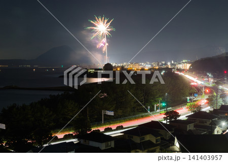 別府亀川の花火(大分県別府市) 別府亀川の花火(大分県別府市) 141403957