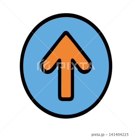 flag in glossy round button of icon 141404225