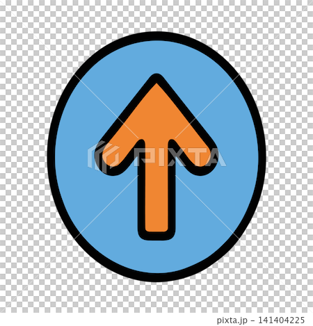 flag in glossy round button of icon 141404225