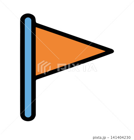 flag in glossy round button of icon 141404230