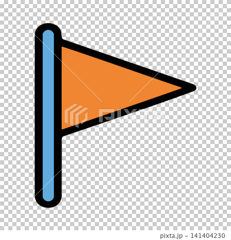 flag in glossy round button of icon 141404230