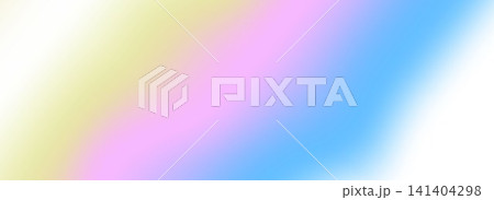 Colorful holographic gradient background. Bright iridescent magic unicorn backdrop. Shiny liquid spectrum texture. Colourful pearl hologram pattern effect wallpaper for cover, poster, banner. Vector  141404298