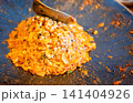 traditional japanese food on a wooden table 141404926