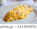 potato pancakes on white plate 141404956