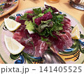 鮮魚のカルパッチョ グリーンサラダ添え 141405525