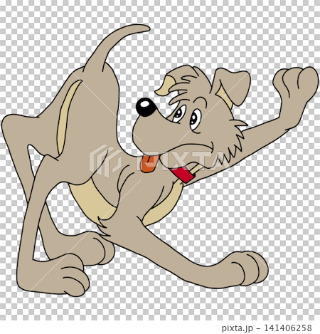 Hand-drawn animal illustration ☆ Dog Hand-drawn animal illustration ☆ Dog 141406258