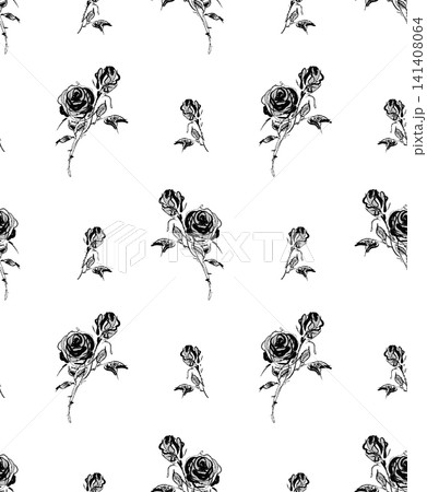 Soft Light Watercolor Floral Geometric and Landscape Seamless Pattern Collection 141408064