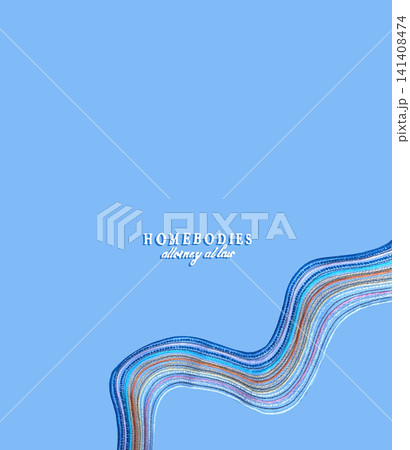 Soft Pastel Watercolor Floral and Oriental Mountain Seamless Pattern Collection 141408474