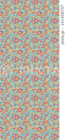 Soft Pastel Watercolor Floral Lace Border and Ornate Square Print Pattern Collection Soft Pastel Watercolor Floral Lace Border and Ornate Square Print Pattern Collection 141408747