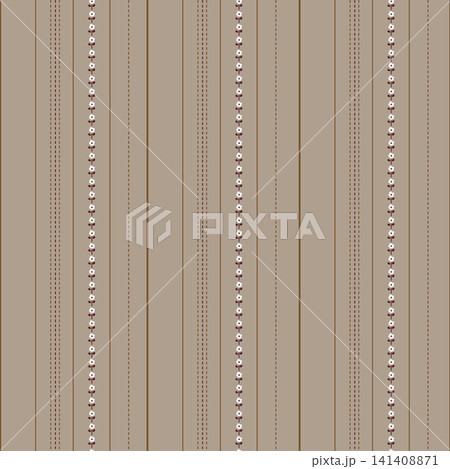 Neutral Vintage Floral Lace Stripe and Tree Sketch Seamless Pattern Collection 141408871