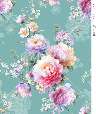 Cute Pastel Cartoon Baby Animal and Simple Striped Seamless Pattern Collection Cute Pastel Cartoon Baby Animal and Simple Striped Seamless Pattern Collection 141408927