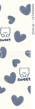 Cute Pastel Cartoon Baby Animal and Simple Striped Seamless Pattern Collection Cute Pastel Cartoon Baby Animal and Simple Striped Seamless Pattern Collection 141408984