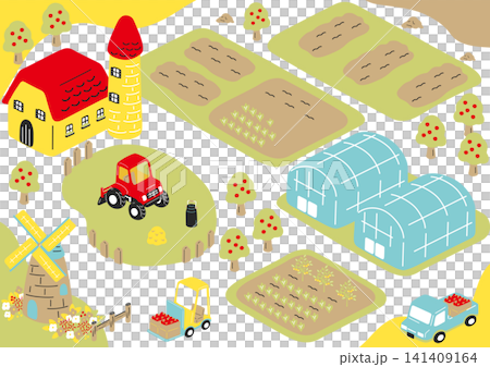 Farm landscape 141409164