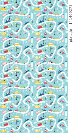 Cute Hand Drawn Cartoon Dog Animal and Festive Scene Seamless Pattern Collection Cute Hand Drawn Cartoon Dog Animal and Festive Scene Seamless Pattern Collection 141409275
