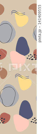 Dreamy Soft Pastel Watercolor Dense Floral Seamless Pattern Collection 141409555
