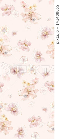 Soft Pastel Watercolor Tulip Rose and Ditsy Wildflower Seamless Pattern Collection Soft Pastel Watercolor Tulip Rose and Ditsy Wildflower Seamless Pattern Collection 141409655