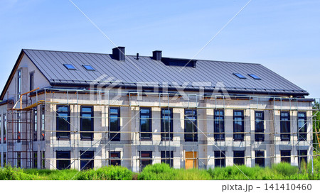 New multistory apartment buildings under construction New multistory apartment buildings under construction 141410460