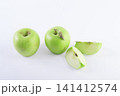 green apples isolated on white background 141412574