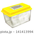 パステルで描いたプラスティック製のシンプルな虫かご 141413994