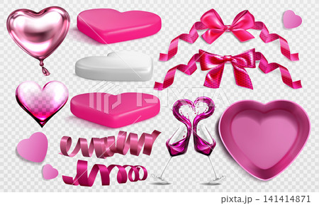 Valentine Day decoration and gift set, red heart Valentine Day decoration and gift set, red heart 141414871