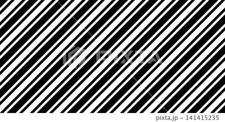 Repeated straight black diagonal thick and thin lines on white background. Simple geometric wallpaper design with tilted stripes. Vector graphic illustration Repeated straight black diagonal thick and thin lines on white background. Simple geometric wallpaper design with tilted stripes. Vector graphic illustration 141415235
