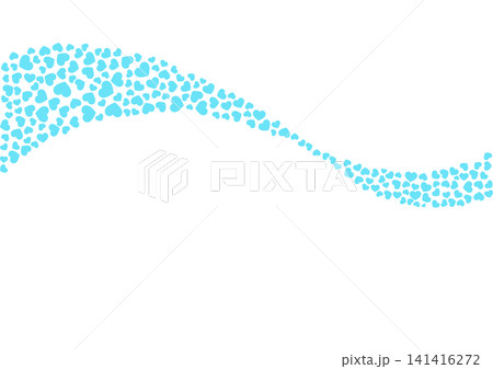 ハート柄の背景 水色系の単色 ハート ハート柄の背景 水色系の単色 ハート 141416272