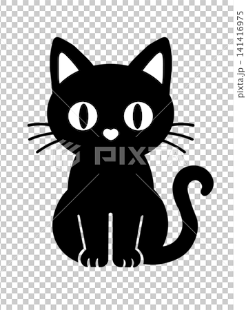 Halloween cat pictogram Halloween cat pictogram 141416975