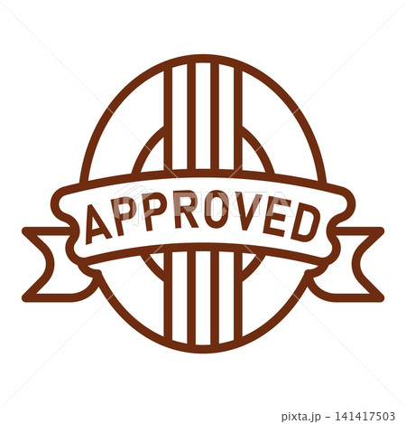 approved rubber stamp vector design template approved rubber stamp vector design template 141417503