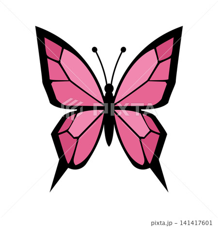 butterfly logo illustration design template butterfly logo illustration design template 141417601